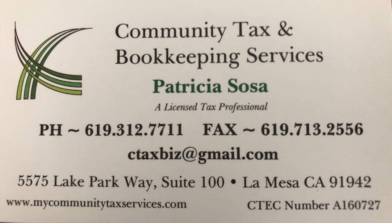 Community Tax & Bookkeeping Services