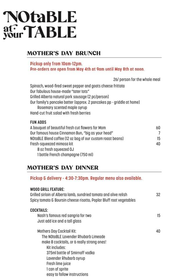 NOtaBLE - The Restaurant 4611 Bowness Rd NW #133, Calgary