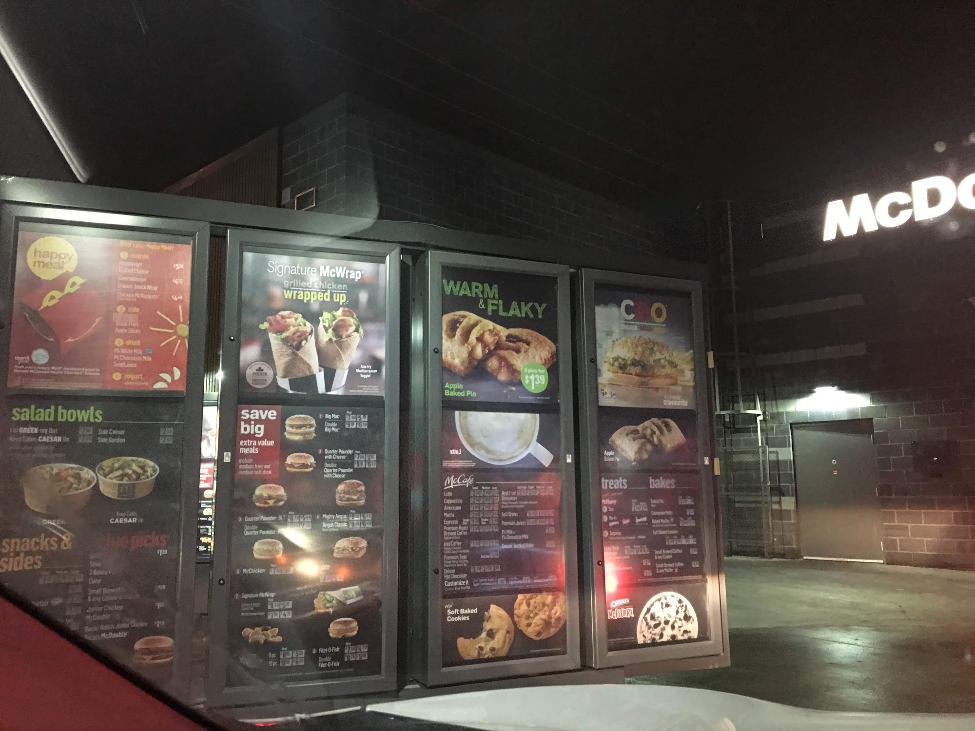 McDonald’s Menu