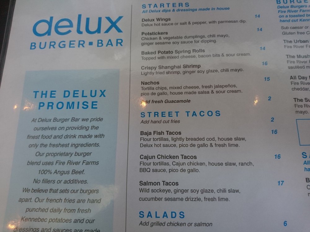 Delux Burger Bar 9682 142 St NW, Edmonton