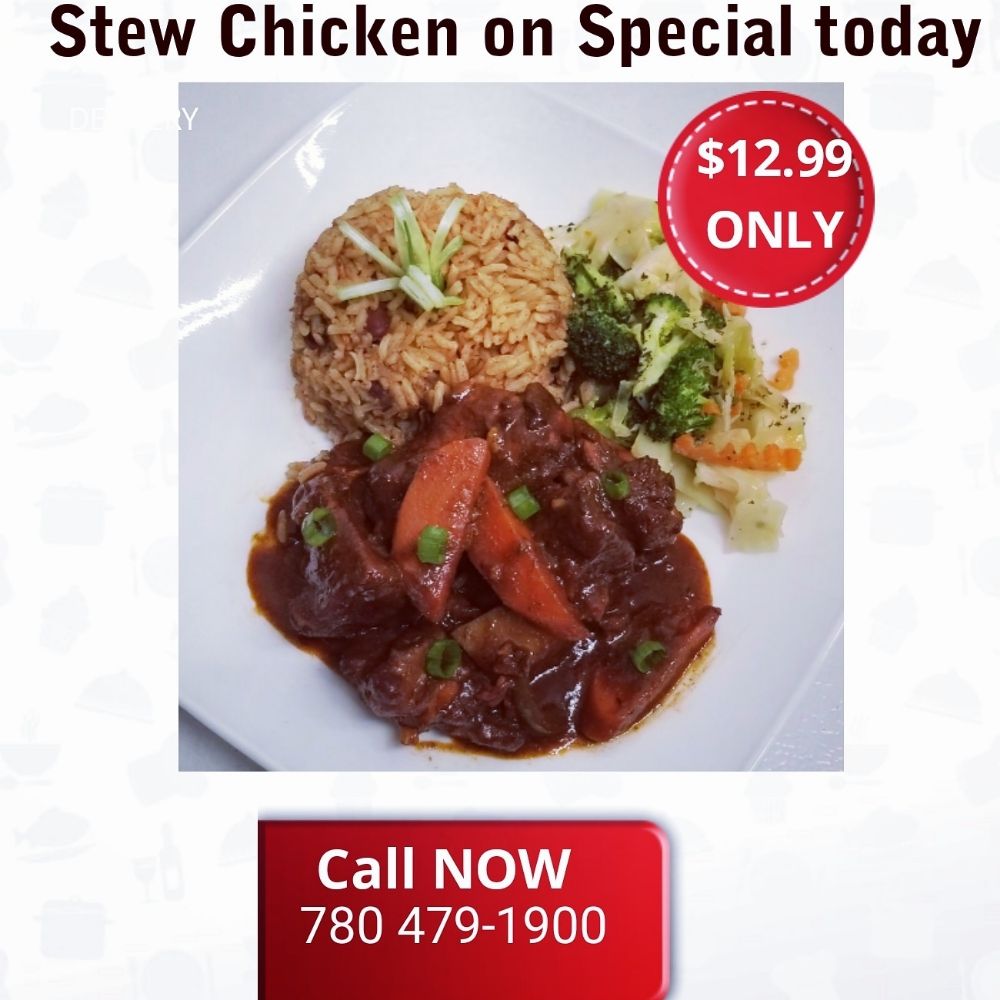 A Yah Mi Deh Jamaican Restaurant 4435 118 Ave NW, Edmonton