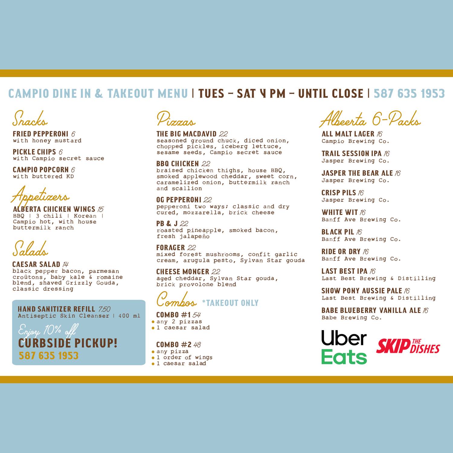 Campio Brewing Co. 10257 105 St NW, Edmonton