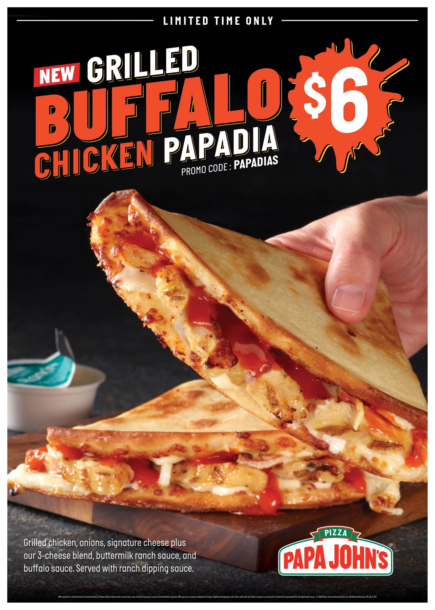 Papa Johns Pizza Menu