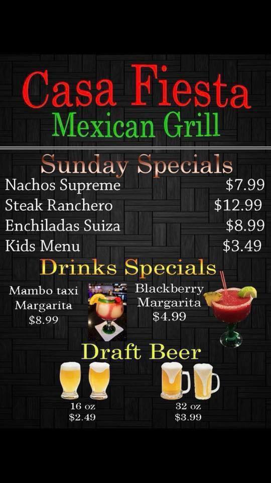 Casa Fiesta Méxican Grill 5084 Pinnacle Square, Birmingham