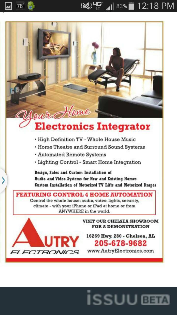 Autry Electronics 16269 Old Hwy 280, Chelsea