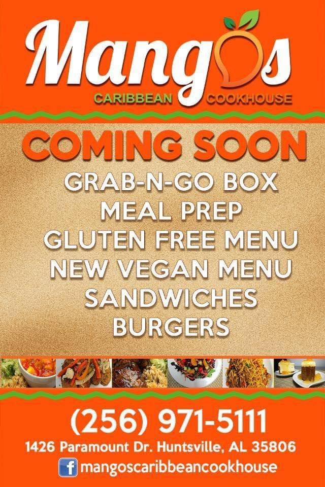 Mangos Caribbean Cookhouse 1426 Paramount Dr, Huntsville