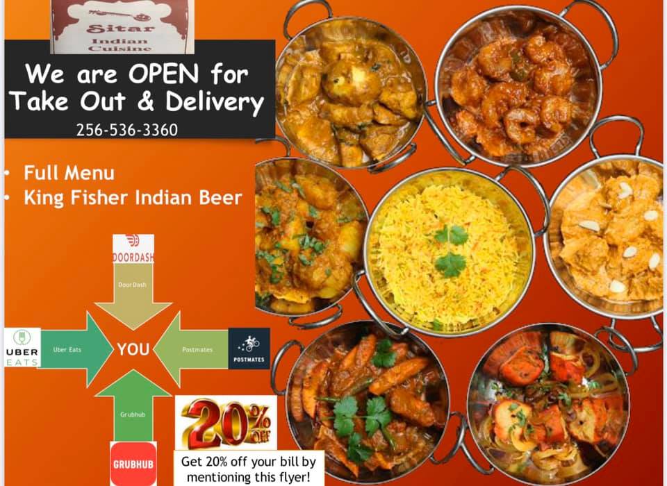 Sitar Indian Cuisine 420 Jordan Ln NW, Huntsville
