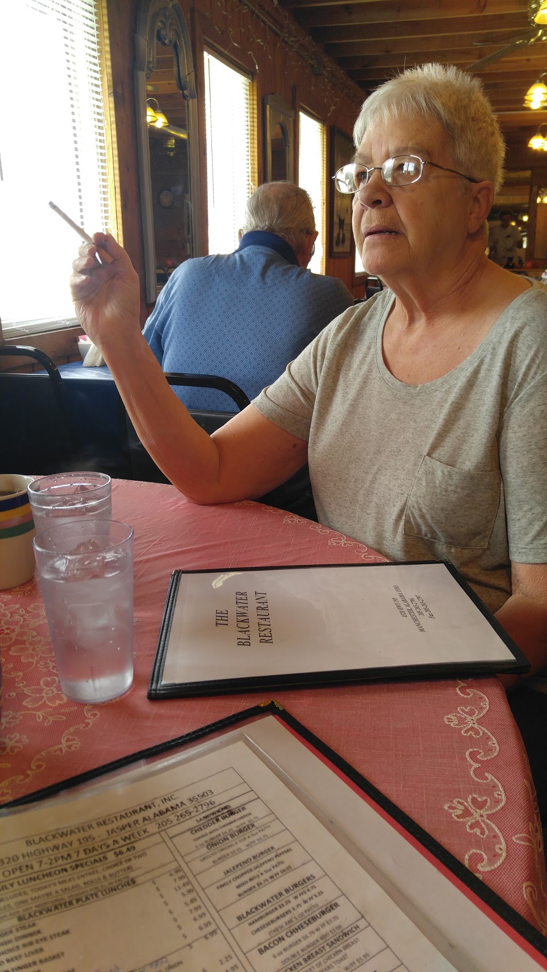 Black Water Restaurant Menu