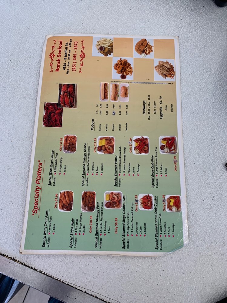 Ranch Seafood 4126 Moffett Rd B, Mobile