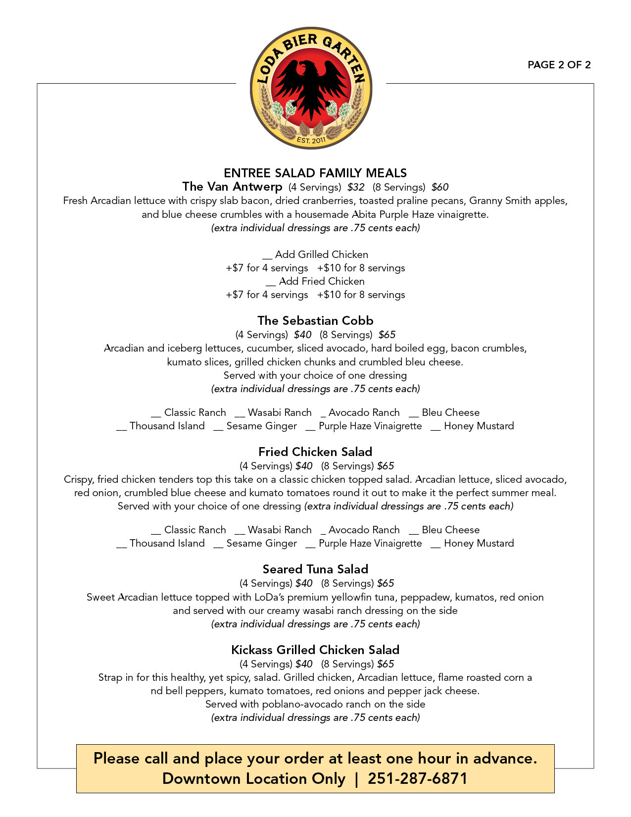 LoDa Bier Garten 7899 Cottage Hill Rd, Mobile