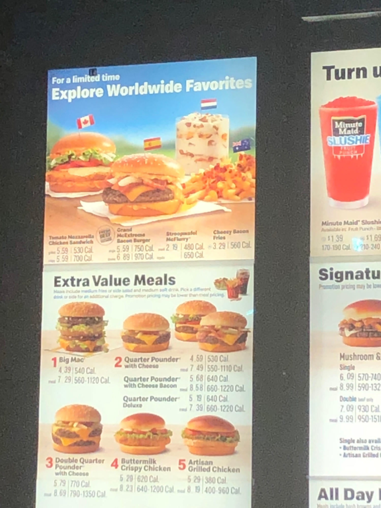 McDonald's Menu