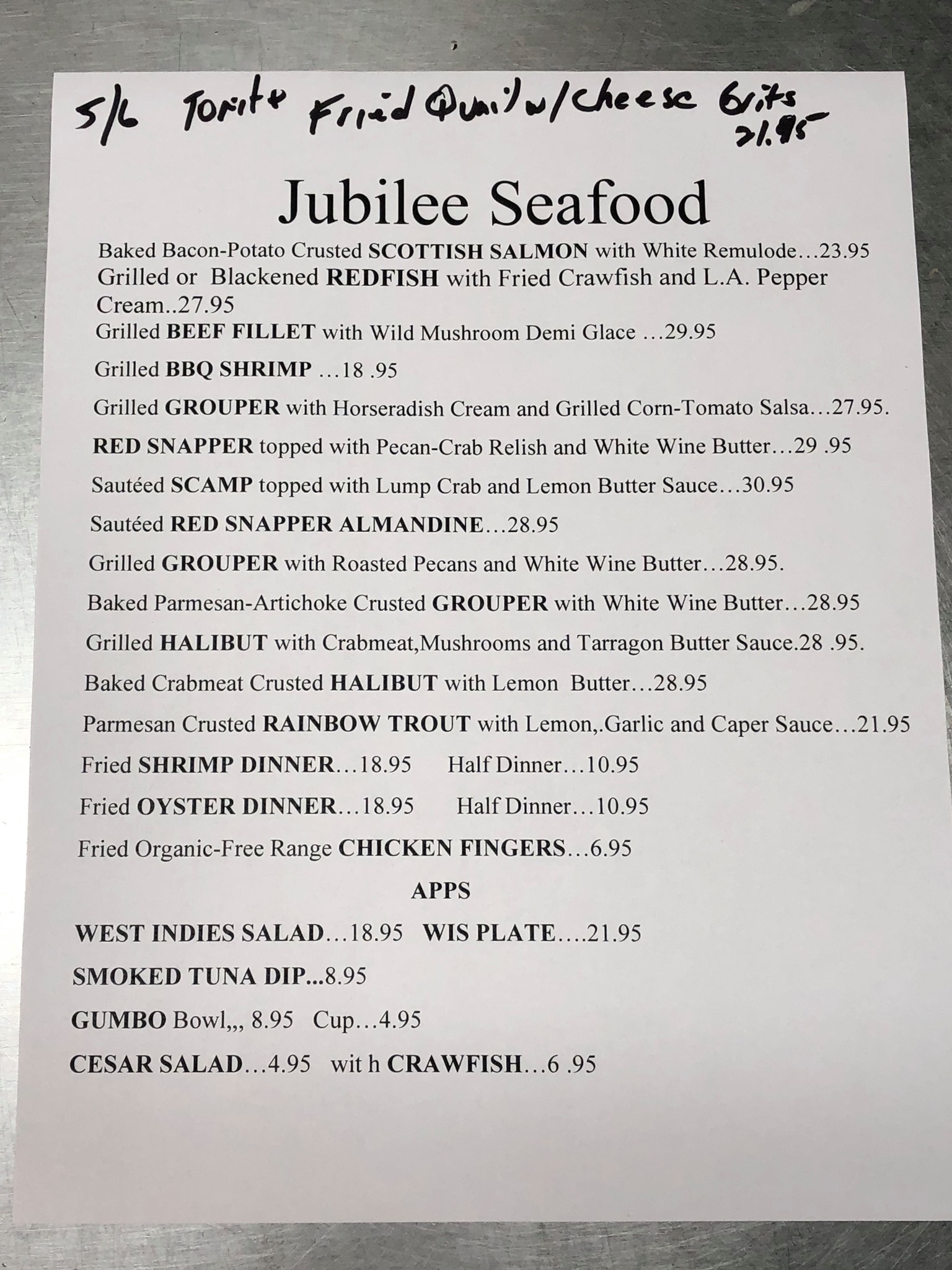 Jubilee Seafood 1057 Woodley Rd, Montgomery