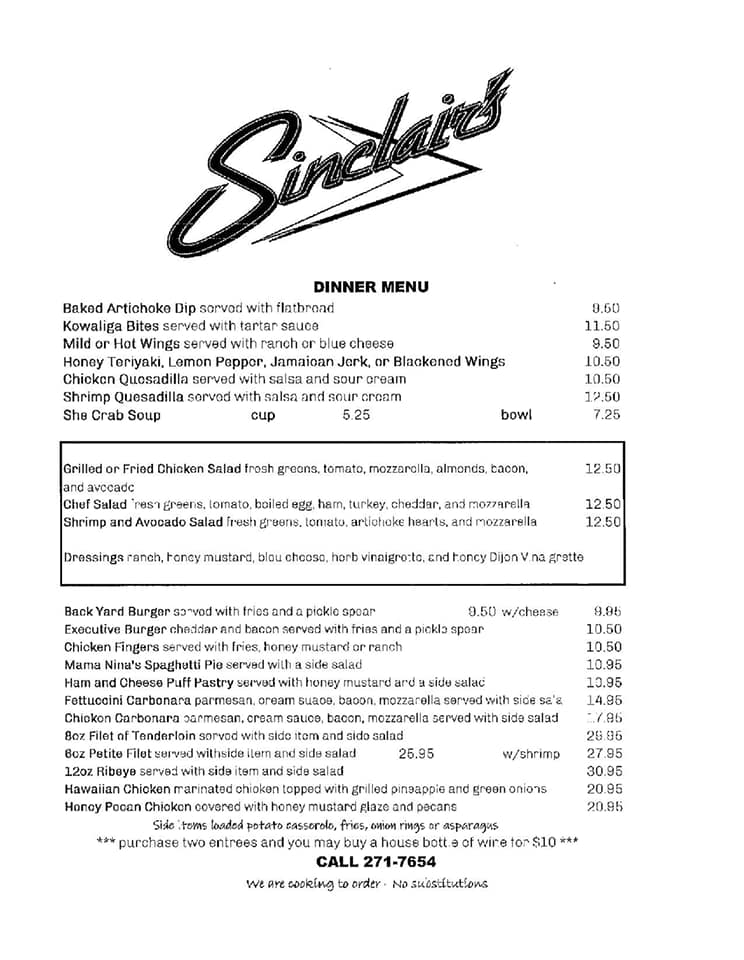 Sinclair's East 7847 Vaughn Rd, Montgomery
