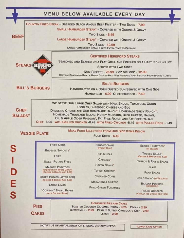 Mr. Bills Southern Diner 2715 McFarland Blvd, Northport