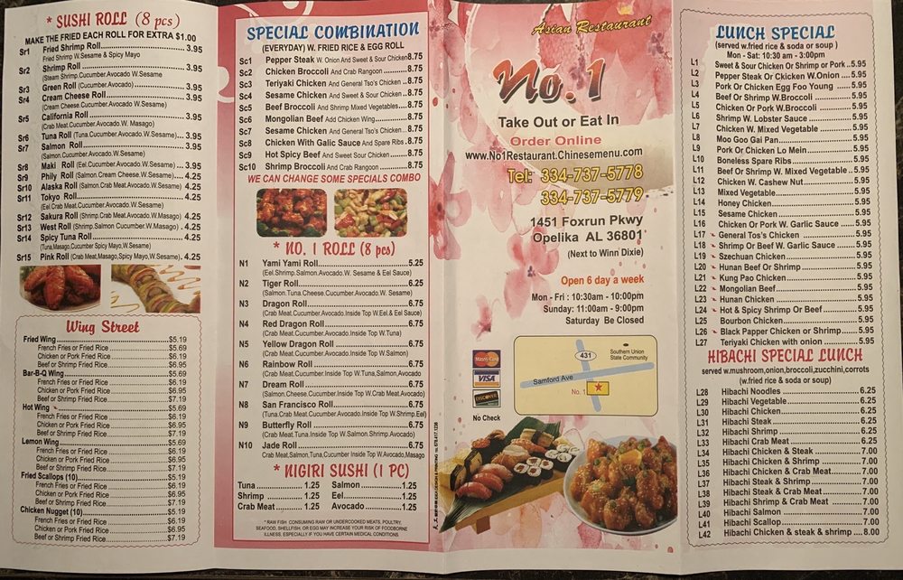 Opelika, AL Restaurants Open for Takeout, Curbside Service and/or