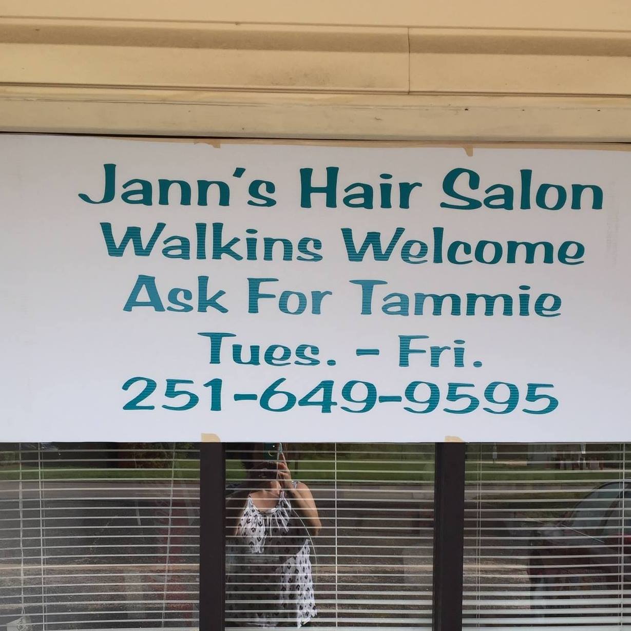 Jann's Hair Salon 8980 Moffett Rd, Semmes Alabama 36575