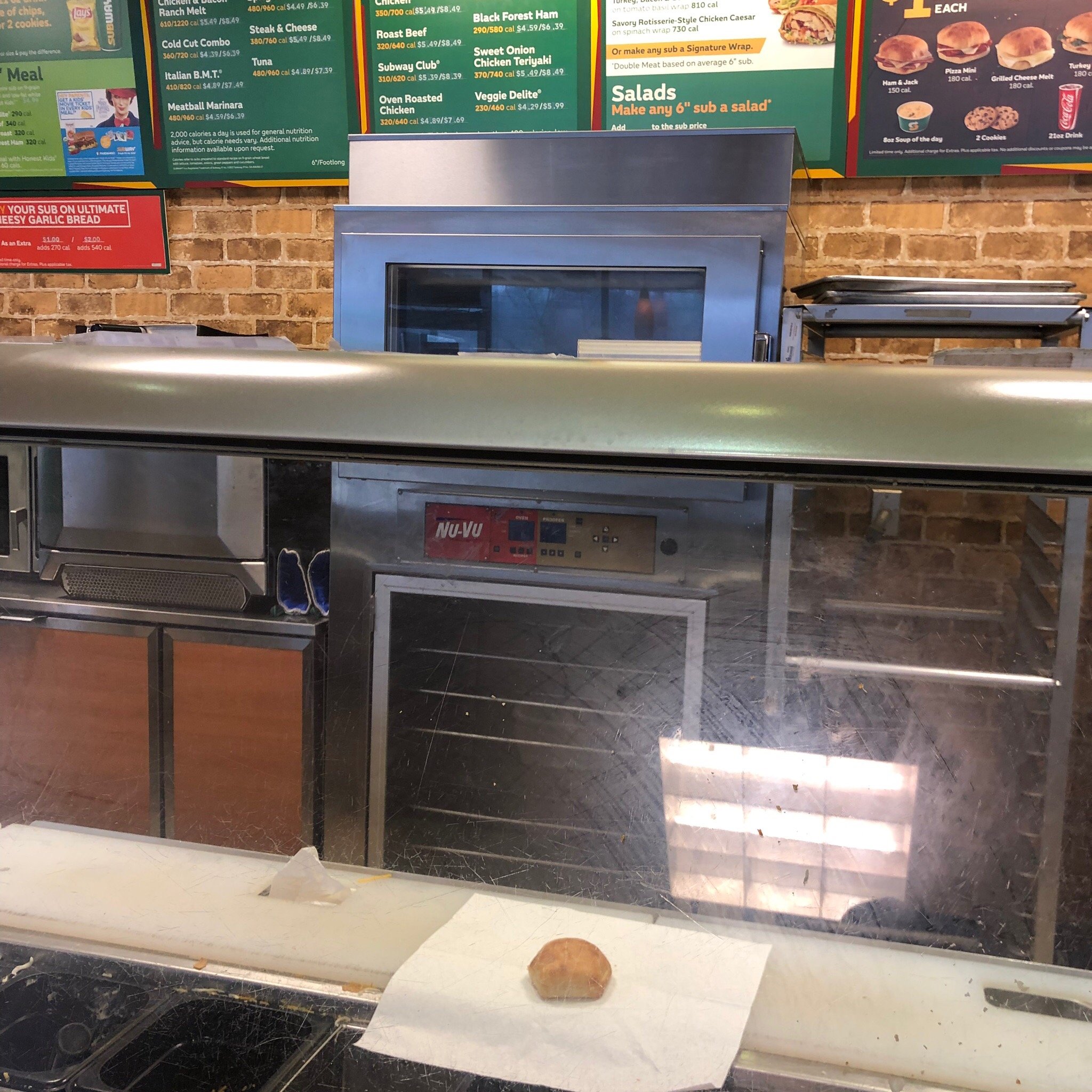 Subway Menu