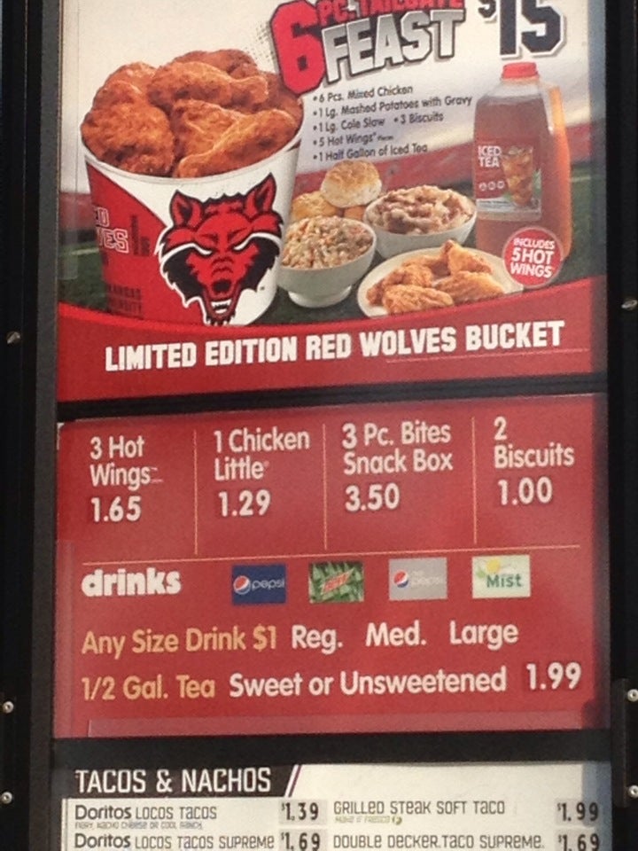 KFC Menu