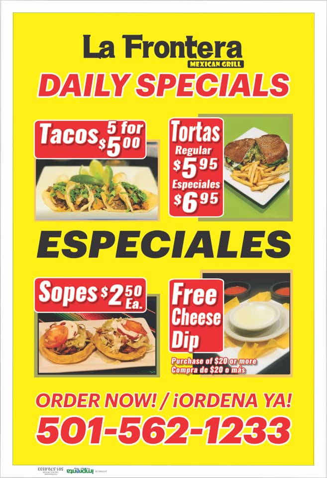 La Frontera Mexican Grill 4922 Baseline Rd, Little Rock