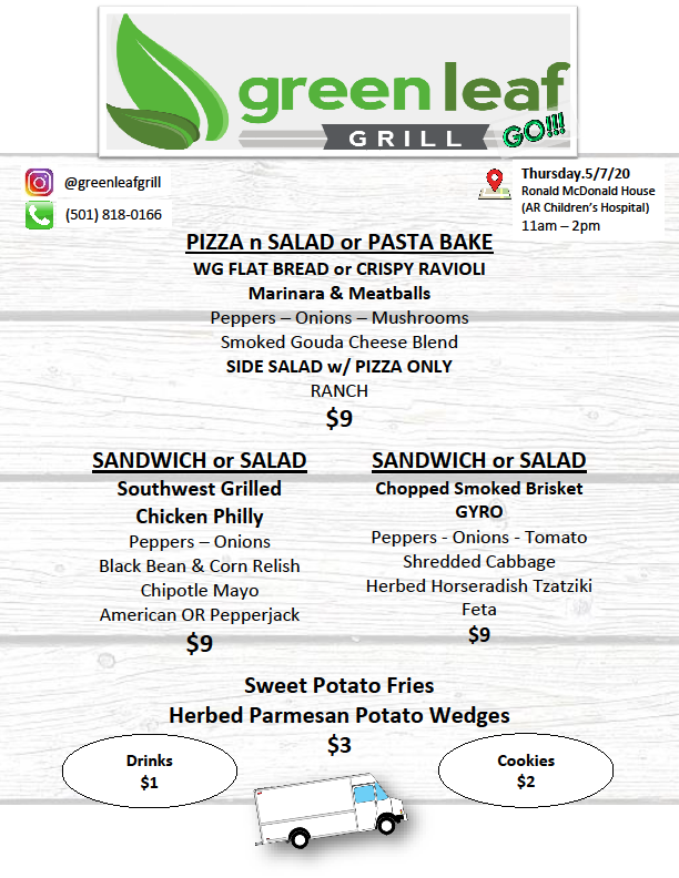 Green Leaf Grill 601 S Gaines St, Little Rock