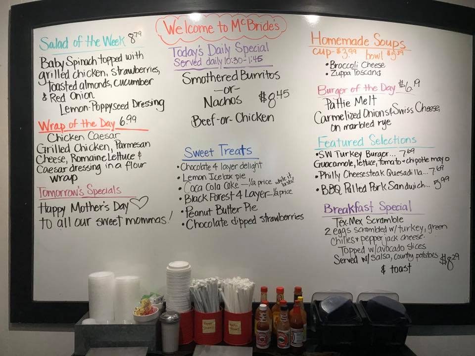Mc Bride's Cafe 9501 Baptist Health Dr #105, Little Rock