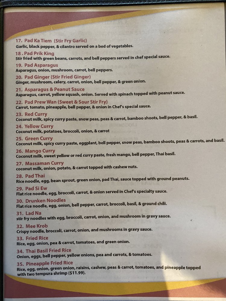 Zangna Thai Cuisine 2604D S Shackleford Rd, Little Rock