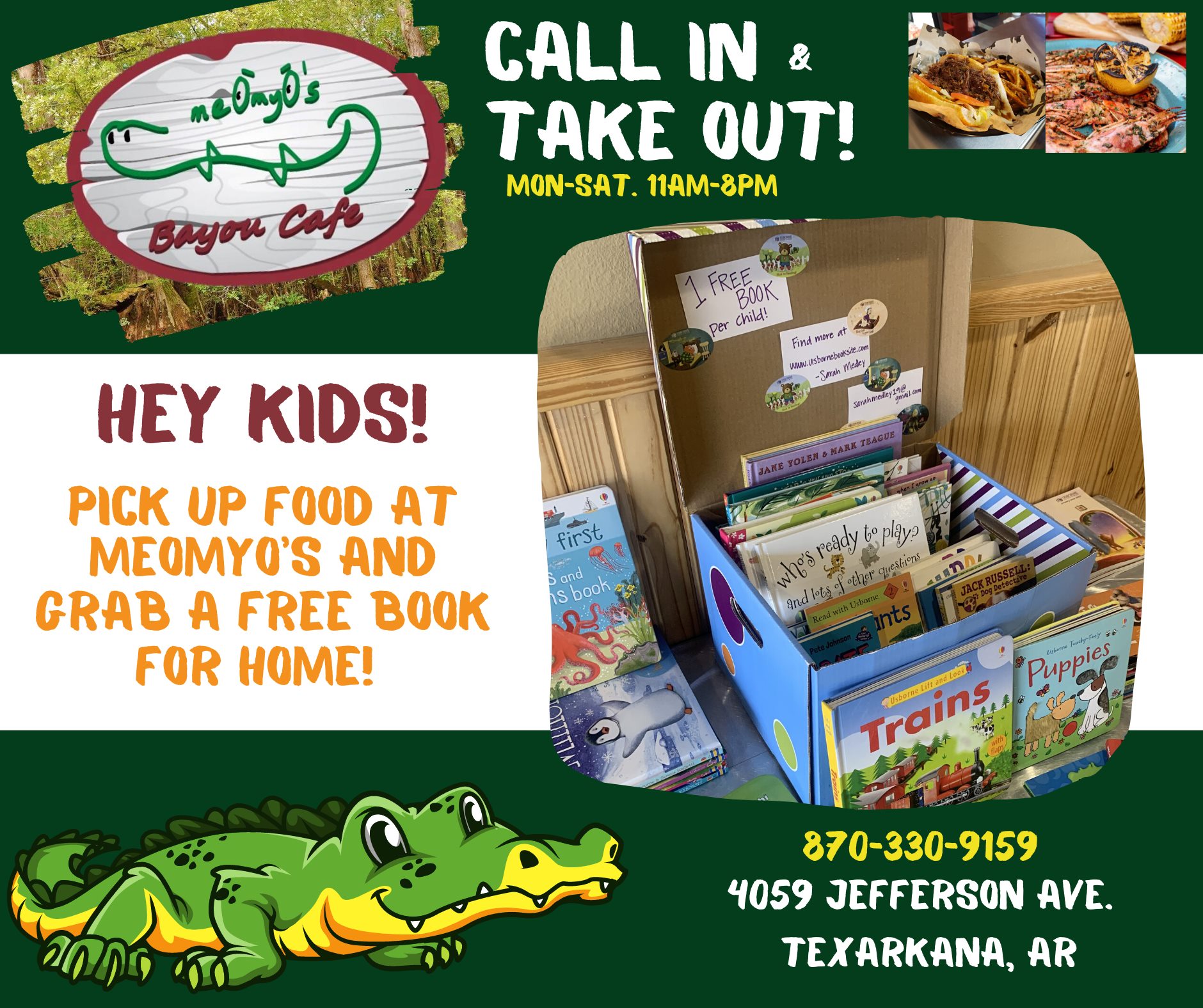 Meomyo's Bayou Cafe 4059 Jefferson Ave, Texarkana