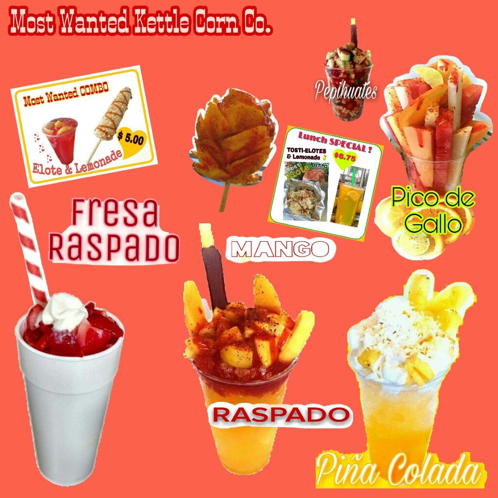 Most Wanted RASPADOS Express Menu