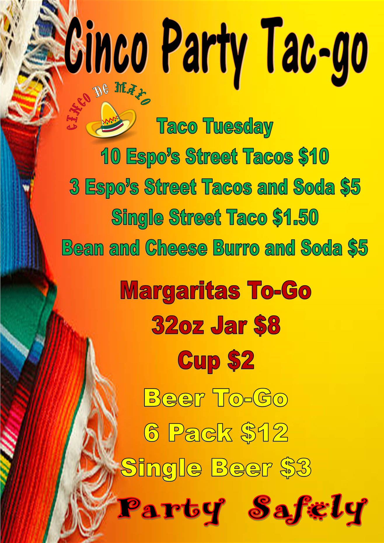 Espo's Mexican Food 3867 W Chandler Blvd, Chandler
