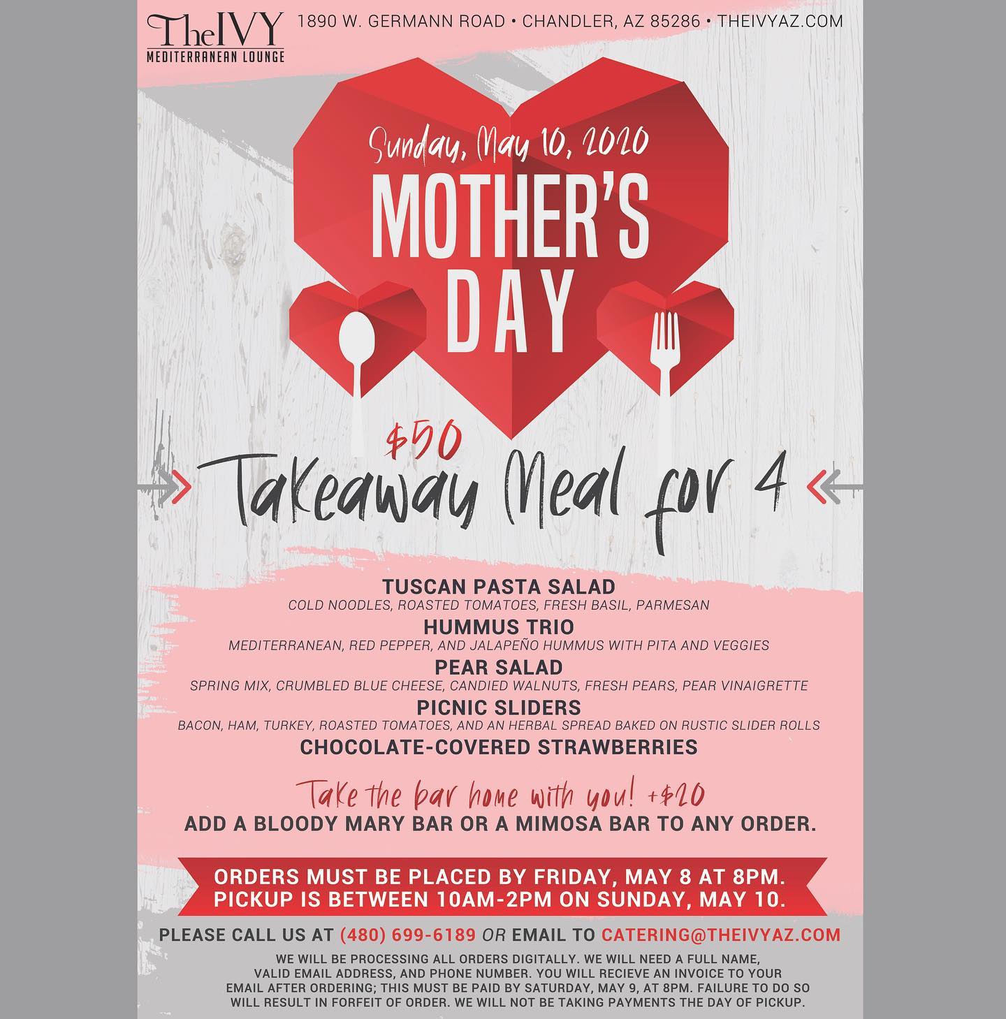 The Ivy Mediterranean Lounge 1890 W Germann Rd, Chandler