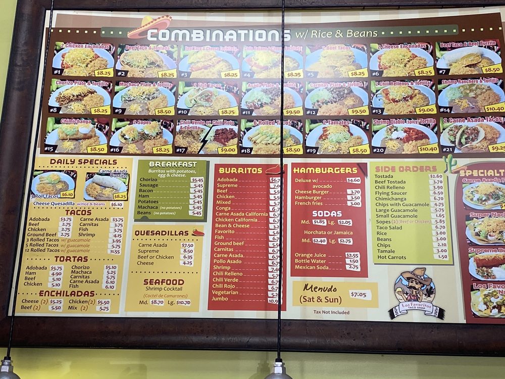 Los Favoritos Taco Shop 4850 S Gilbert Rd # 8, Chandler