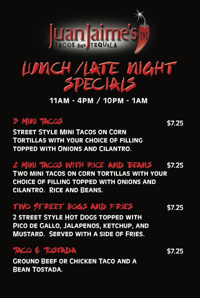 Juan Jaime's Tacos and Tequila 2510 W Chandler Blvd, Chandler