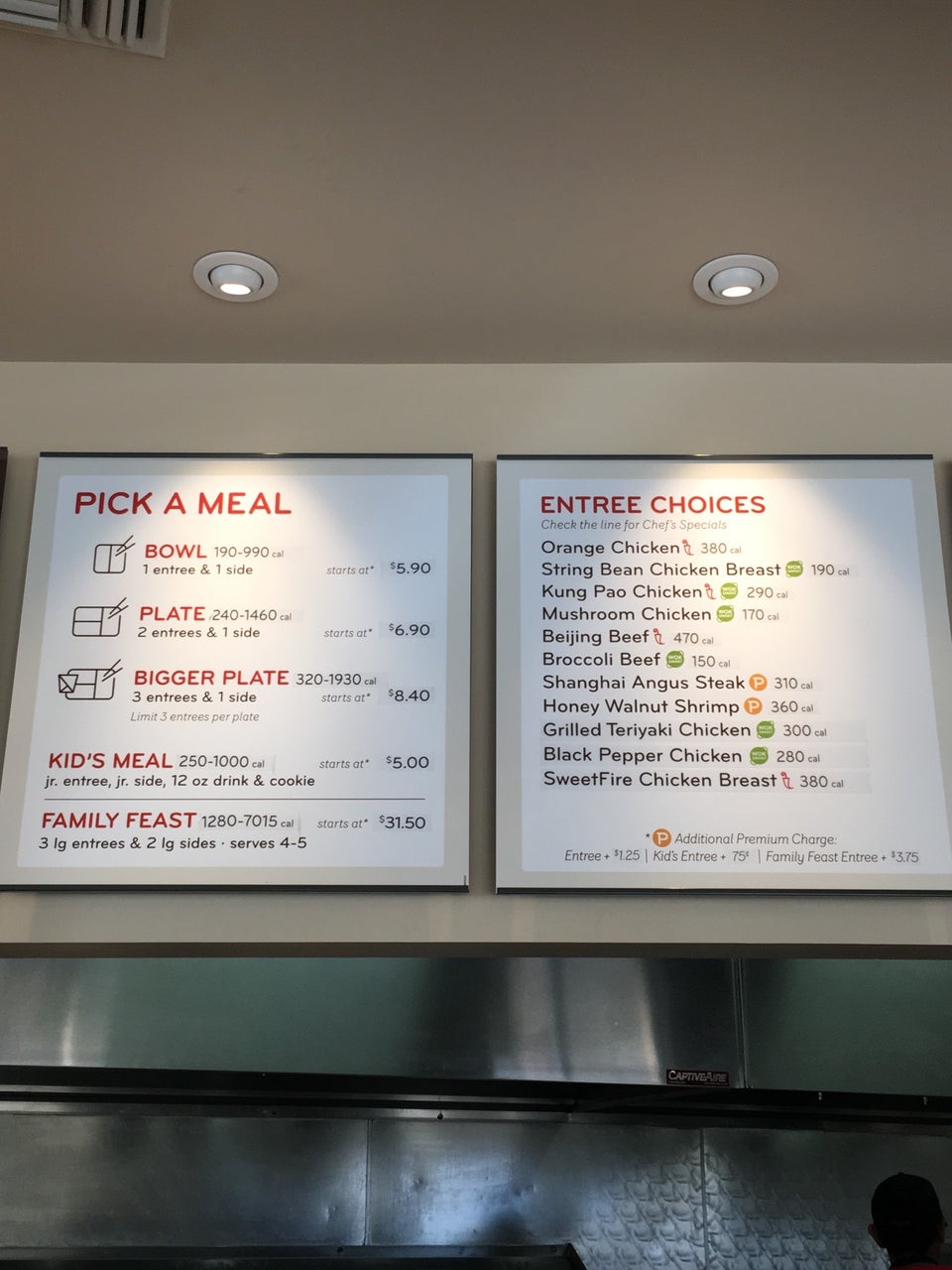 Panda Express Menu