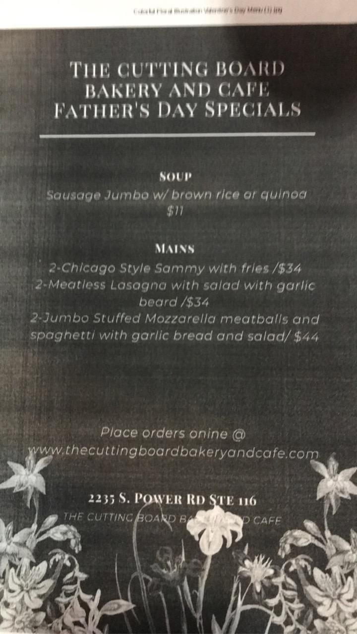 The Cutting Board Bakery & Cafe 2235 S Power Rd #116, Mesa