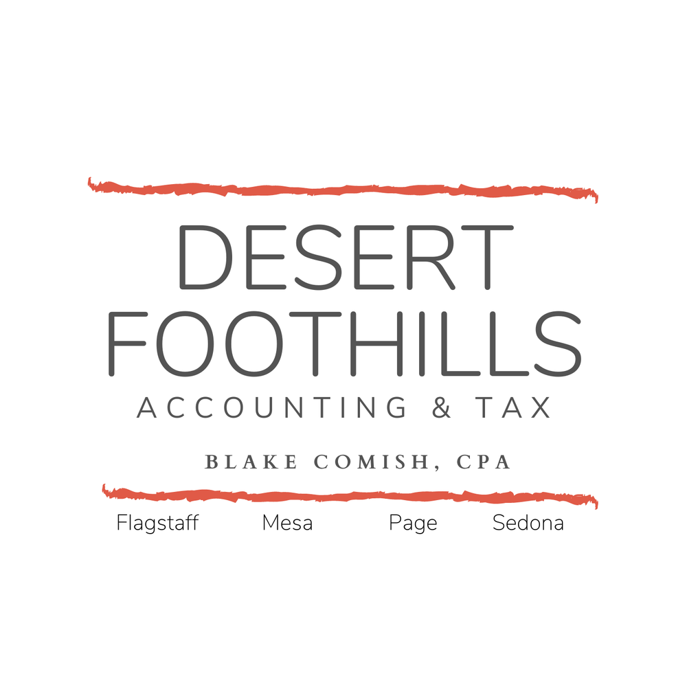 Desert Foothills Accounting & Tax - Blake Comish, CPA 71 S 7th Ave, Page Arizona 86040