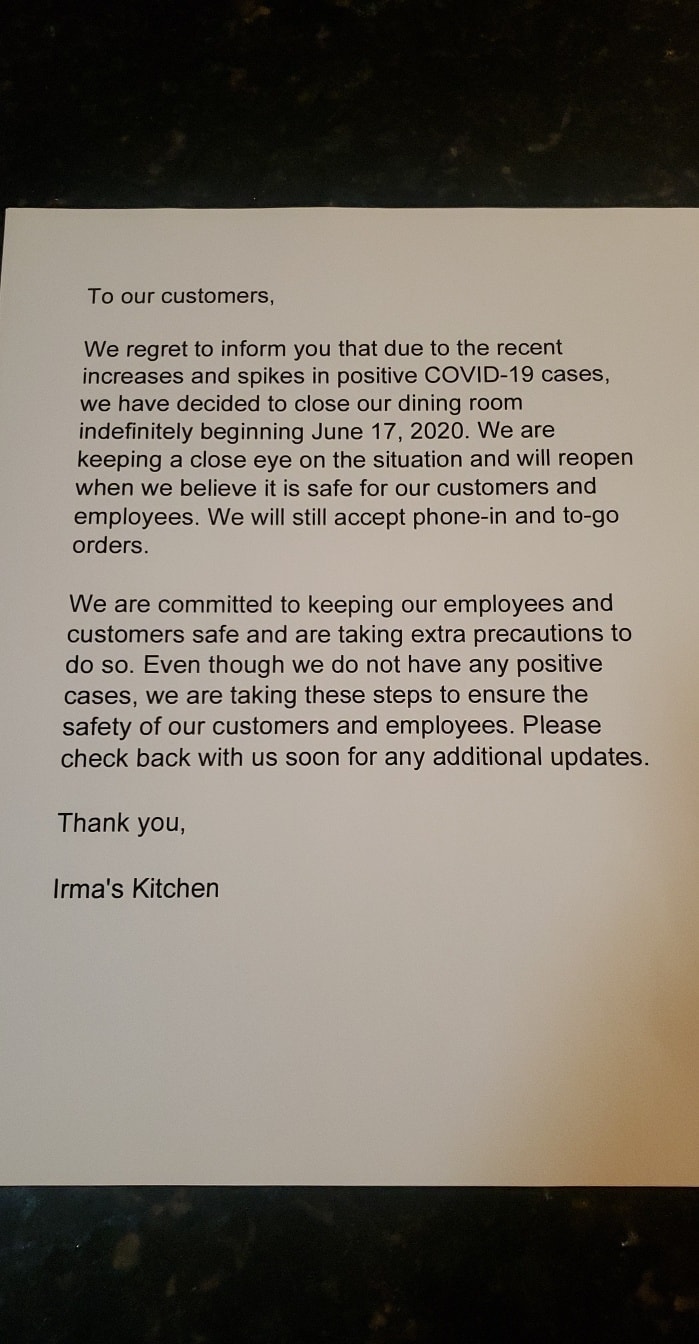 Irma's Kitchen 1614 W Roosevelt St, Phoenix