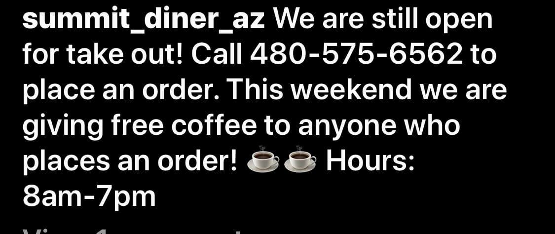 Summit Diner 32531 N Scottsdale Rd, Scottsdale