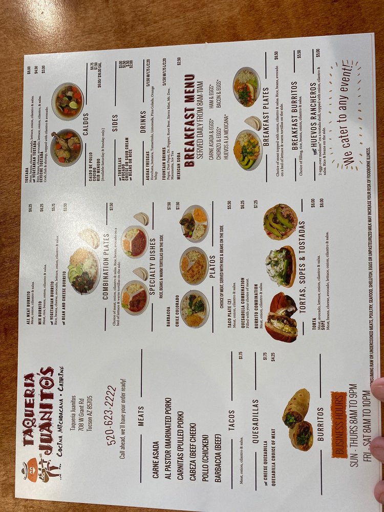 Taquería Juanitos 708 W Grant Rd, Tucson