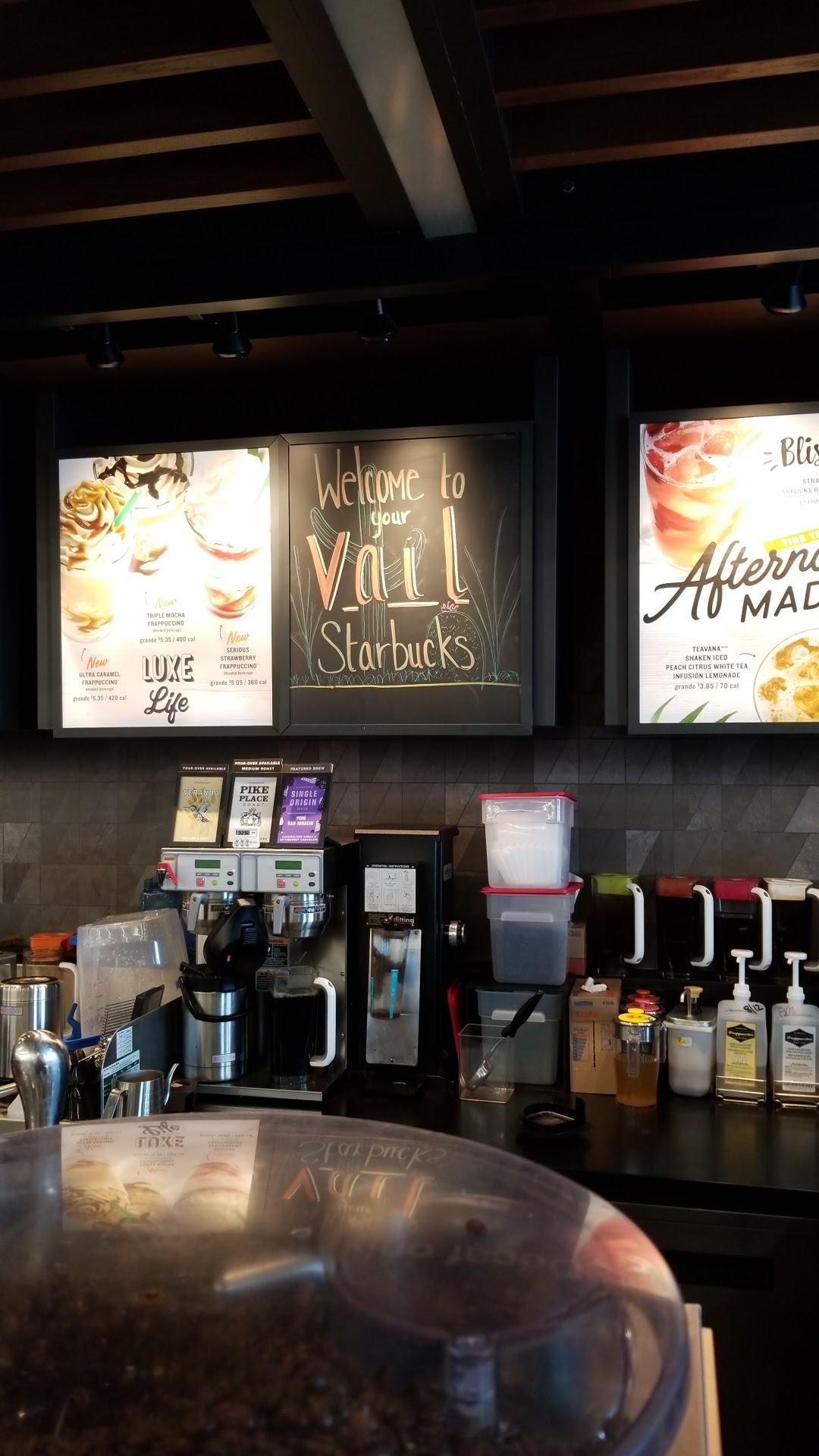 Starbucks Menu
