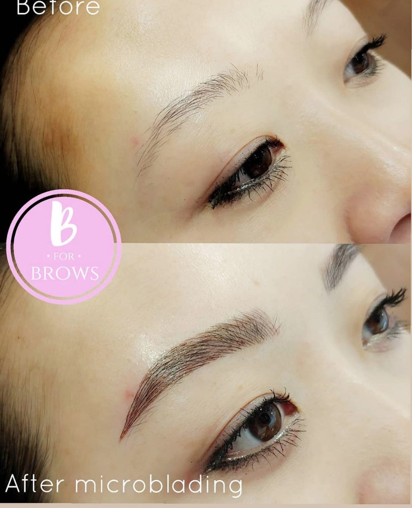 Microblading Eyebrows Vancouver + Eyeliner Tattoo Vancouver by B for Brows Beauty Tattooist