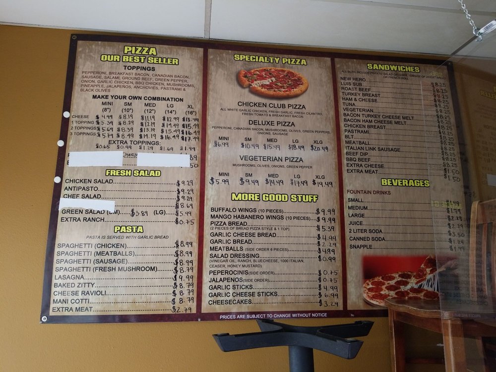 Lui's Pizza & Subs 1150 N Harbor Blvd #106, Anaheim