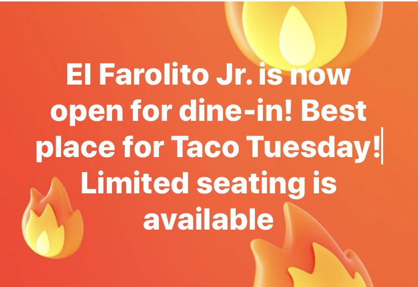 El Farolito Jr. 1339 N East St #1143, Anaheim