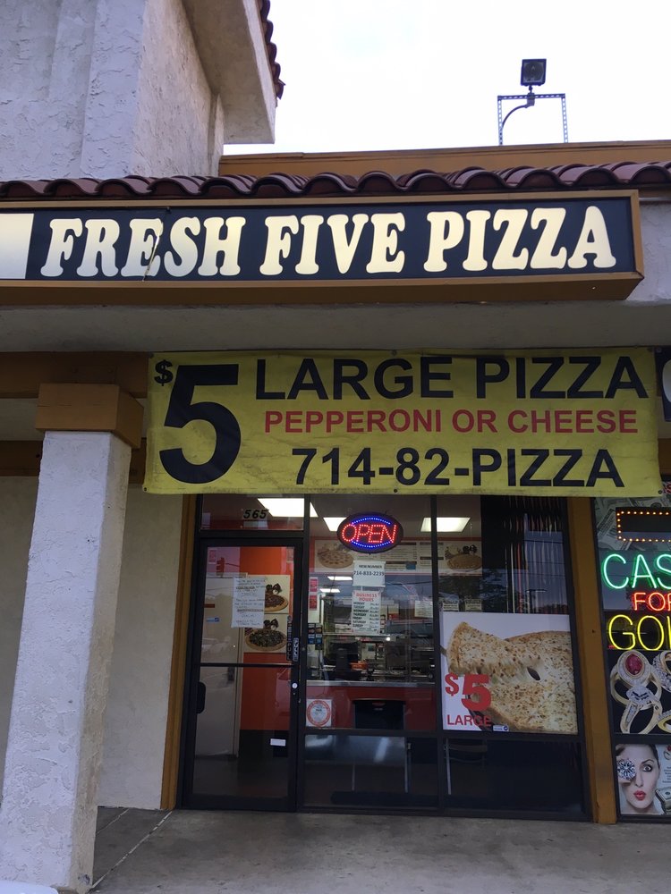 Fresh Five Pizza 565 S Knott Ave, Anaheim