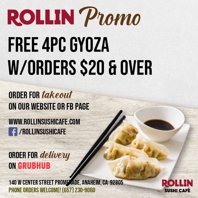 Rollin Sushi Café 140 W Center Street Promenade, Anaheim