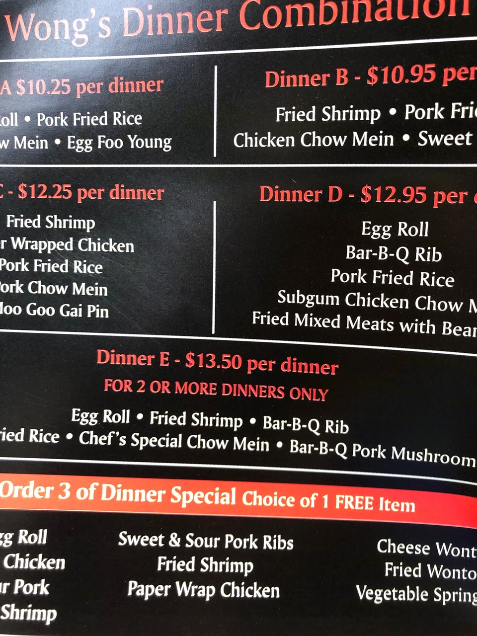 Wong's Kitchen 13209 Osborne St, Arleta