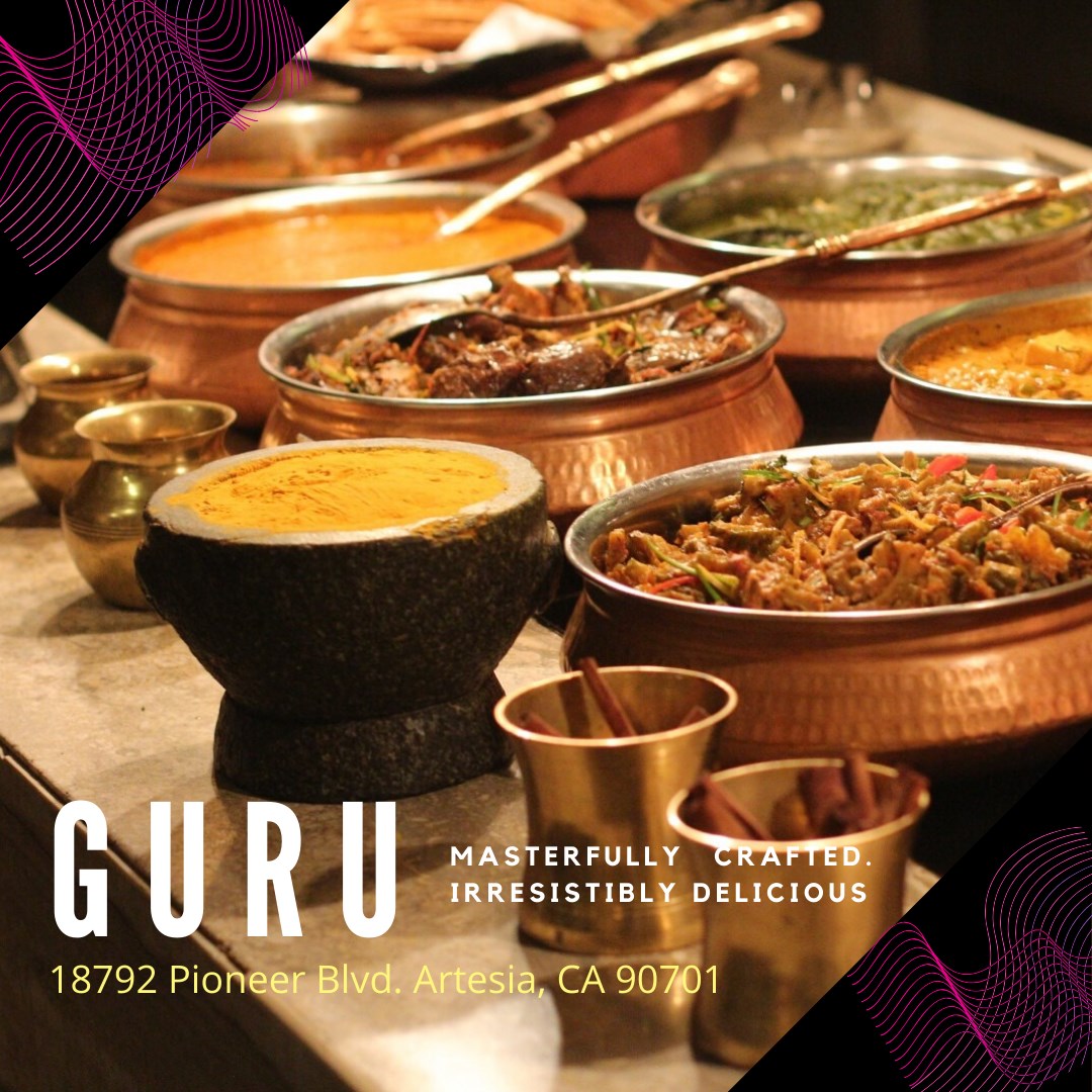 Guru Crafted Indian Cuisine 18738 Pioneer Blvd, Artesia