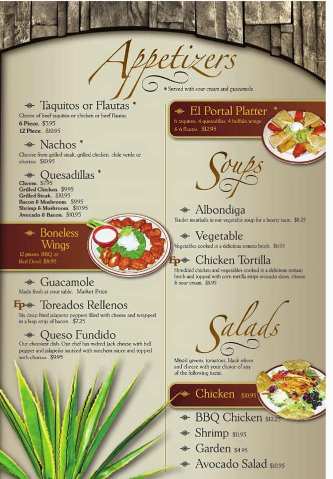 El Portal Mexican Grill 1100 Calloway Dr, Bakersfield
