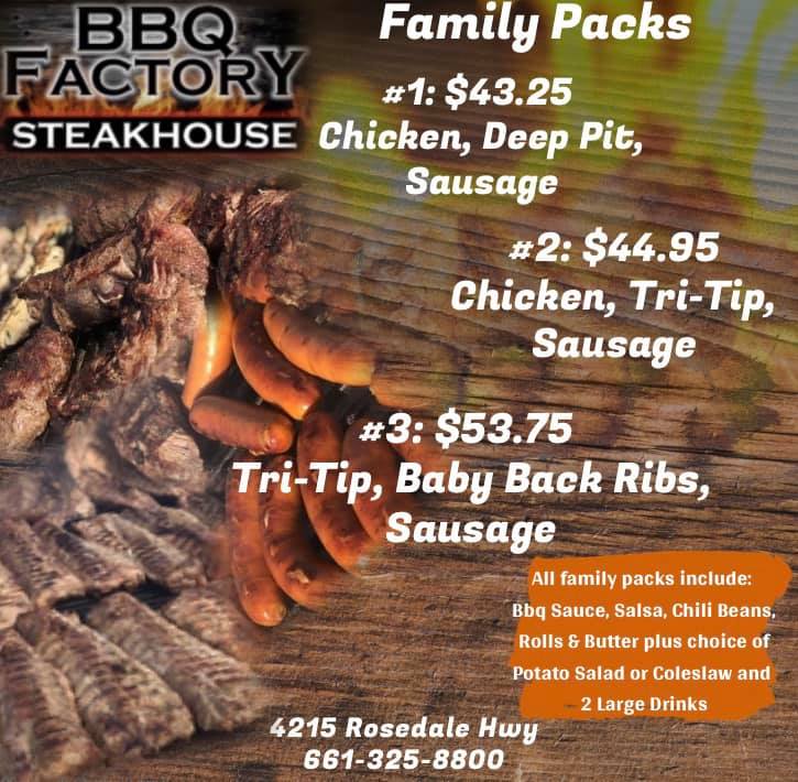 BBQ Factory Steakhouse 4215 Rosedale Hwy, Bakersfield