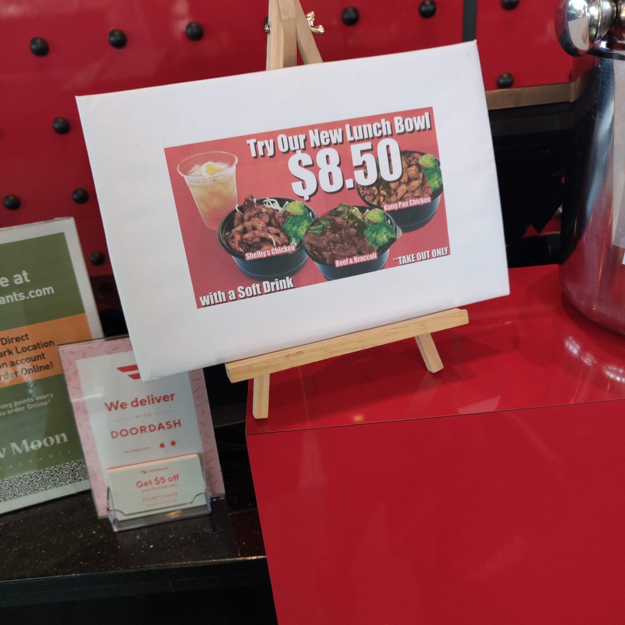 New Moon Restaurant Menu