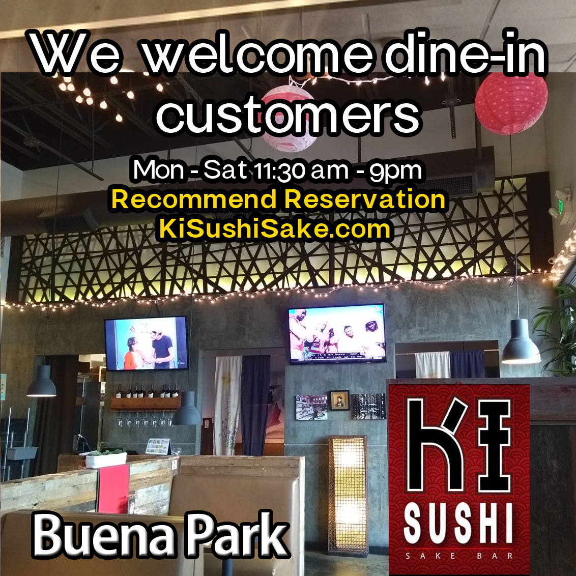 Ki Sushi and Sake Bar 5151 Beach Blvd A-B, Buena Park